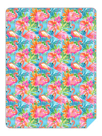 Thumbnail for BRIEF INSANITY Flamingo Throw Blanket