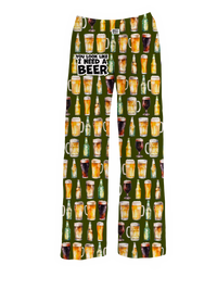 Thumbnail for BRIEF INSANITY's You Look Like I Need A Beer Pajama Lounge Pants
