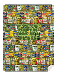 Thumbnail for BRIEF INSANITY's Pickle Throw Blanket