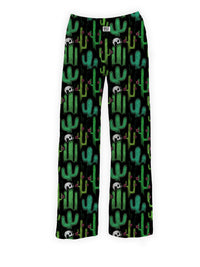 Thumbnail for BRIEF INSANITY's Dark Cactus Pajama Lounge Pants
