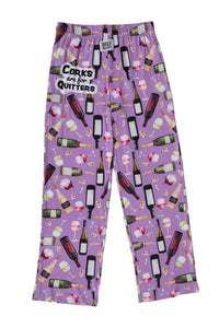 Thumbnail for Corks Are for Quitters Lounge Pants