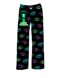 Thumbnail for BRIEF INSANITY's Alien I Want To Leave Pajama Lounge Pants