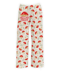 Thumbnail for BRIEF INSANITY's Choos Happy Mushroom Pajama Lounge Pants