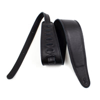 Thumbnail for Black Padded Leather Guitar Strap