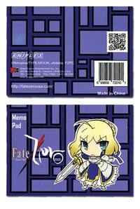 Thumbnail for FATE / ZERO SABER MEMO PAD