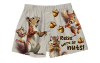 Thumbnail for BRIEF INSANITY We're All All Nuts Boxer Shorts
