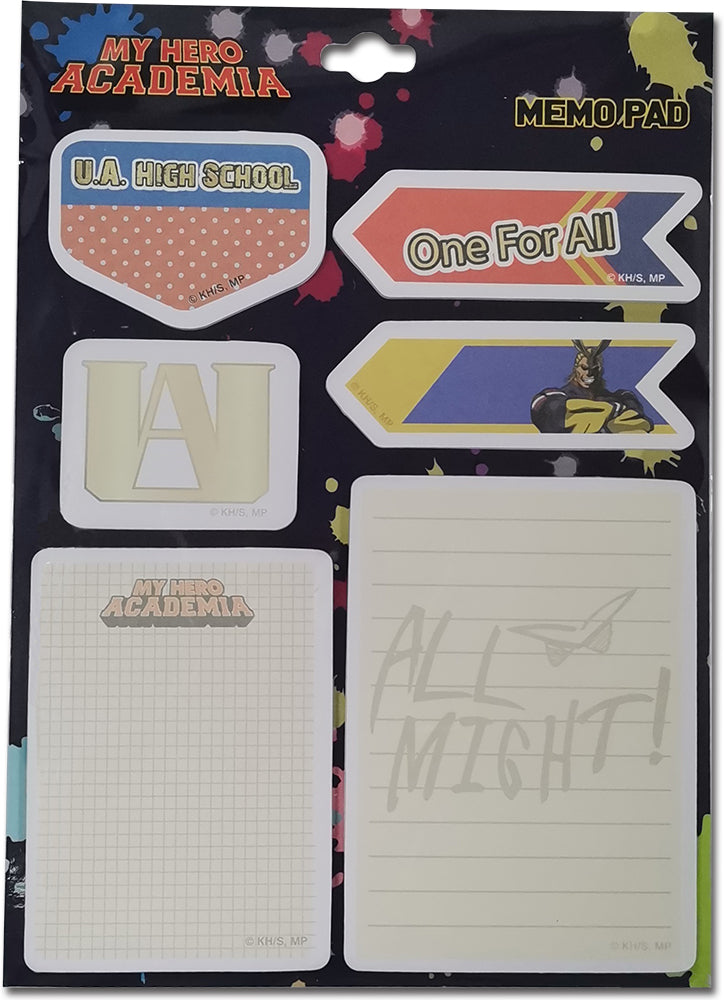 MY HERO ACADEMIA- ALL MIGHT SCHOOL DEI-CUT MEMO PAD SET