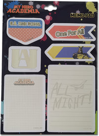 Thumbnail for MY HERO ACADEMIA- ALL MIGHT SCHOOL DEI-CUT MEMO PAD SET