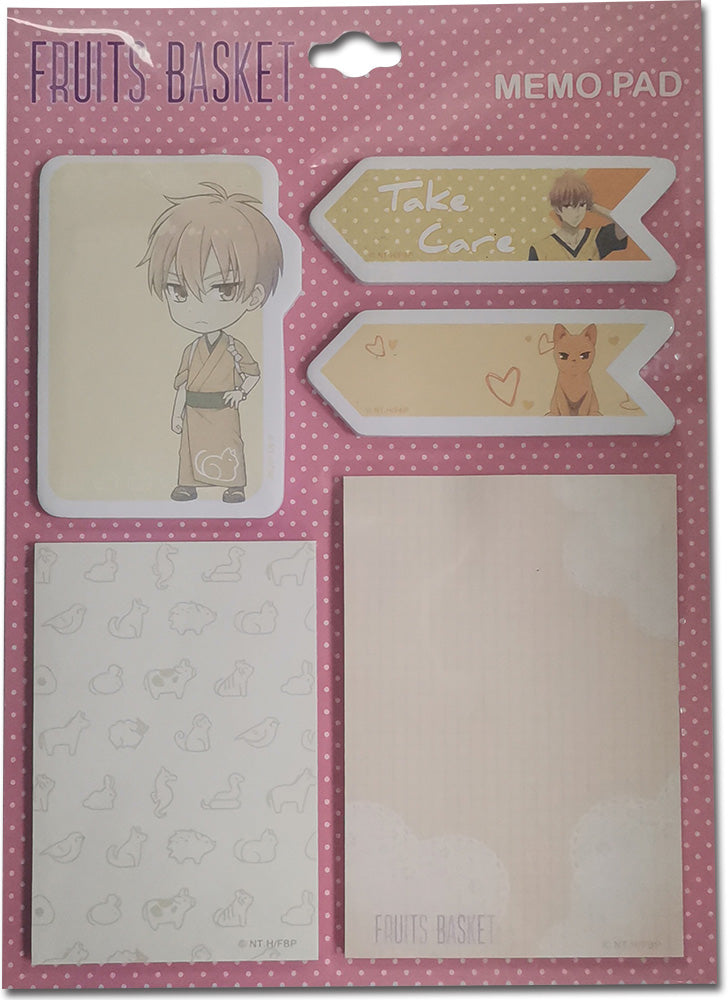 FRUITS BASKET- KYO DEI-CUT MEMO PAD SET