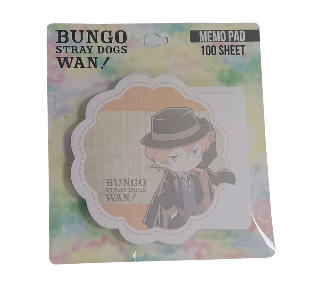 BUNGO STRAY DOGS WAN - CHUYA DIE-CUT MEMO PAD