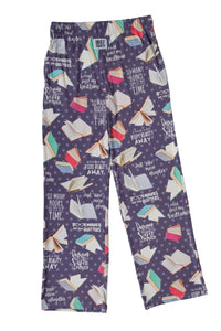 Thumbnail for Book Pattern Lounge Pants
