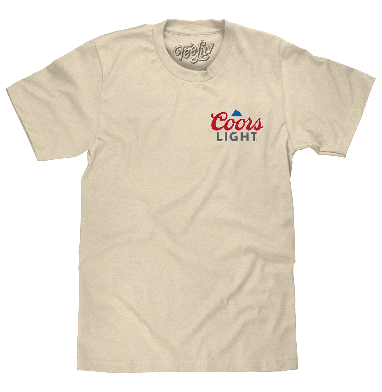 COORS LIGHT T-SHIRT FRONT & BACK