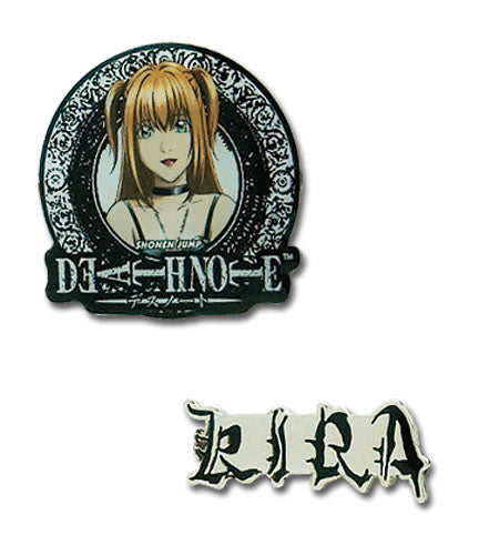 DEATH NOTE - PINSART MISA & KIRA METAL PIN SET