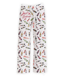Thumbnail for Just Screw It Wine Theme Pajama Lounge Pants