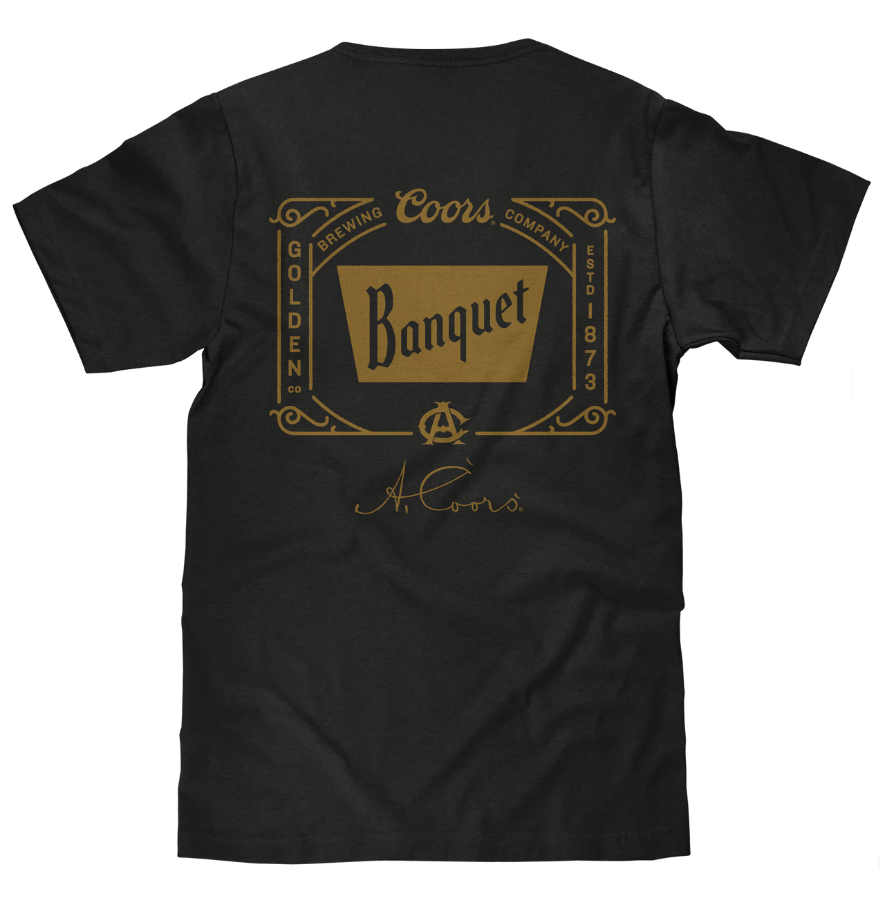 COORS BANQUET 2-SIDED T-SHIRT
