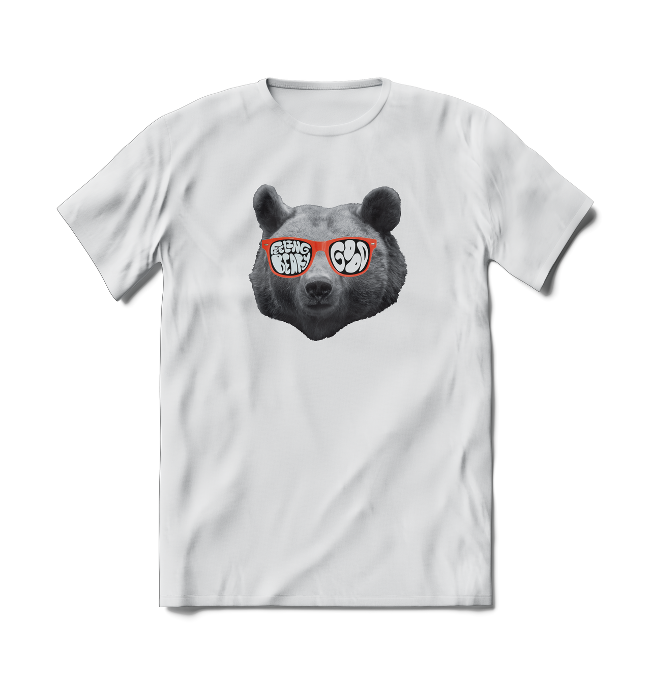 BRIEF INSANITY Feeling Beary Good Short Sleeve T-shirt