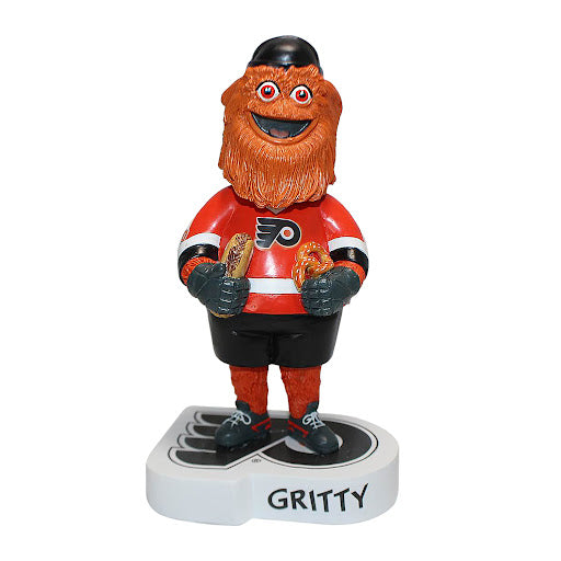 Gritty Philadelphia Flyers Cheesesteak & Pretzel Bobblehead NHL