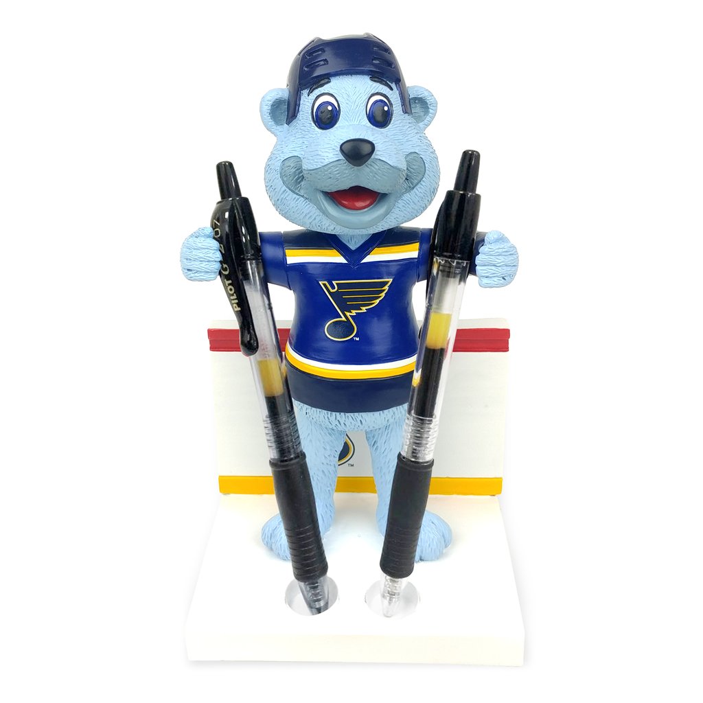 Louie St. Louis Blues Pen Toothbrush Holder Bobblehead NHL