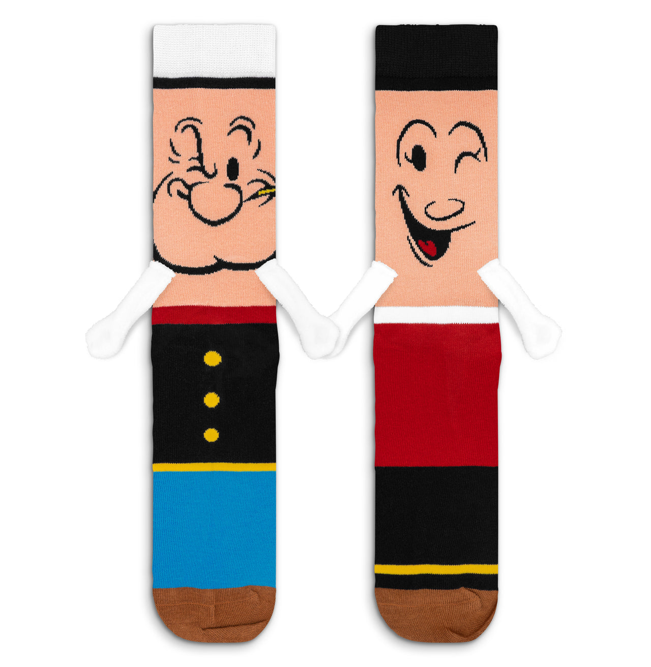 Popeye & Olive Oyl Magnet Socks