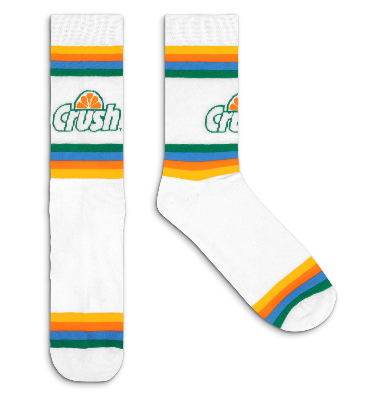Orange Crush Rainbow Stripe Socks