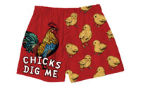 Thumbnail for BRIEF INSANITY Chicks Dig Me Boxer Shorts