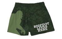 Thumbnail for BRIEF INSANITY Bigfoot Lives Here Boxer Shorts