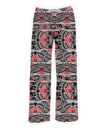 Thumbnail for Totemic Black & Red Lounge Pants
