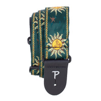 Thumbnail for EMERALD GREEN JACQUARD WITH LEATHER ENDS