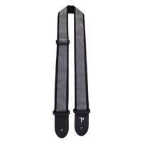Thumbnail for MINI RHINESTONES ON BLACK JACQUARD GUITAR STRAP
