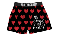 Thumbnail for BRIEF INSANITY Mr. Steal Your Heart Boxer Shorts
