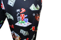 Thumbnail for I'm Feeling Lucky pants on model close up view of one leg