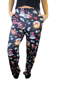Thumbnail for I'm Feeling Lucky pants on model full front view