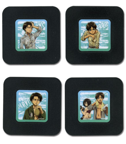 ATTACK ON TITAN - SET 8 COASTER