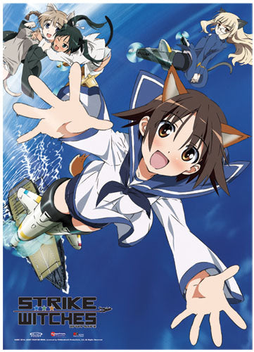 STRIKE WITCHES CREW FABRIC POSTER