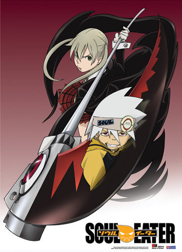 SOUL EATER MAKA & SOUL FABRIC POSTER