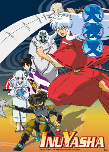 INU YASHA INUYASHA VS NARAKU & MINIONS FABRIC POSTER