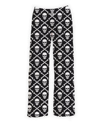 Thumbnail for BRIEF INSANITY Skull Pajama Lounge Pants