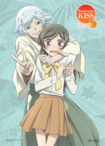 KAMISAMA KISS NANAMI & MIZUKI FABRIC POSTER