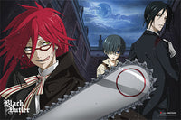 Thumbnail for BLACK BUTLER - SEBASTIAN AND CIEL VS GRELL PAPER POSTER