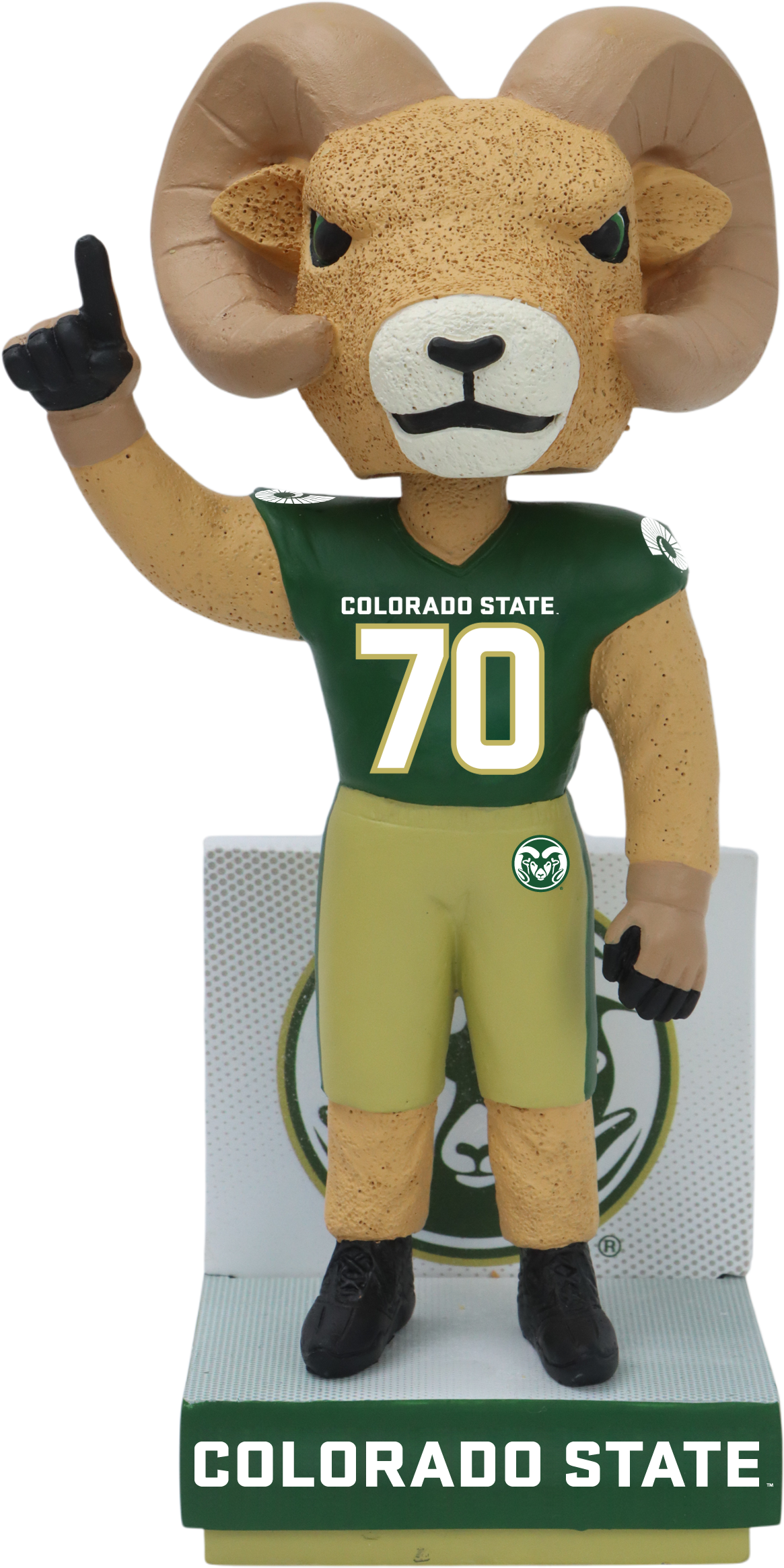 CAM The Ram Colorado State Rams Football Jersey Bobblehead NCAA College