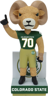 Thumbnail for CAM The Ram Colorado State Rams Football Jersey Bobblehead NCAA College