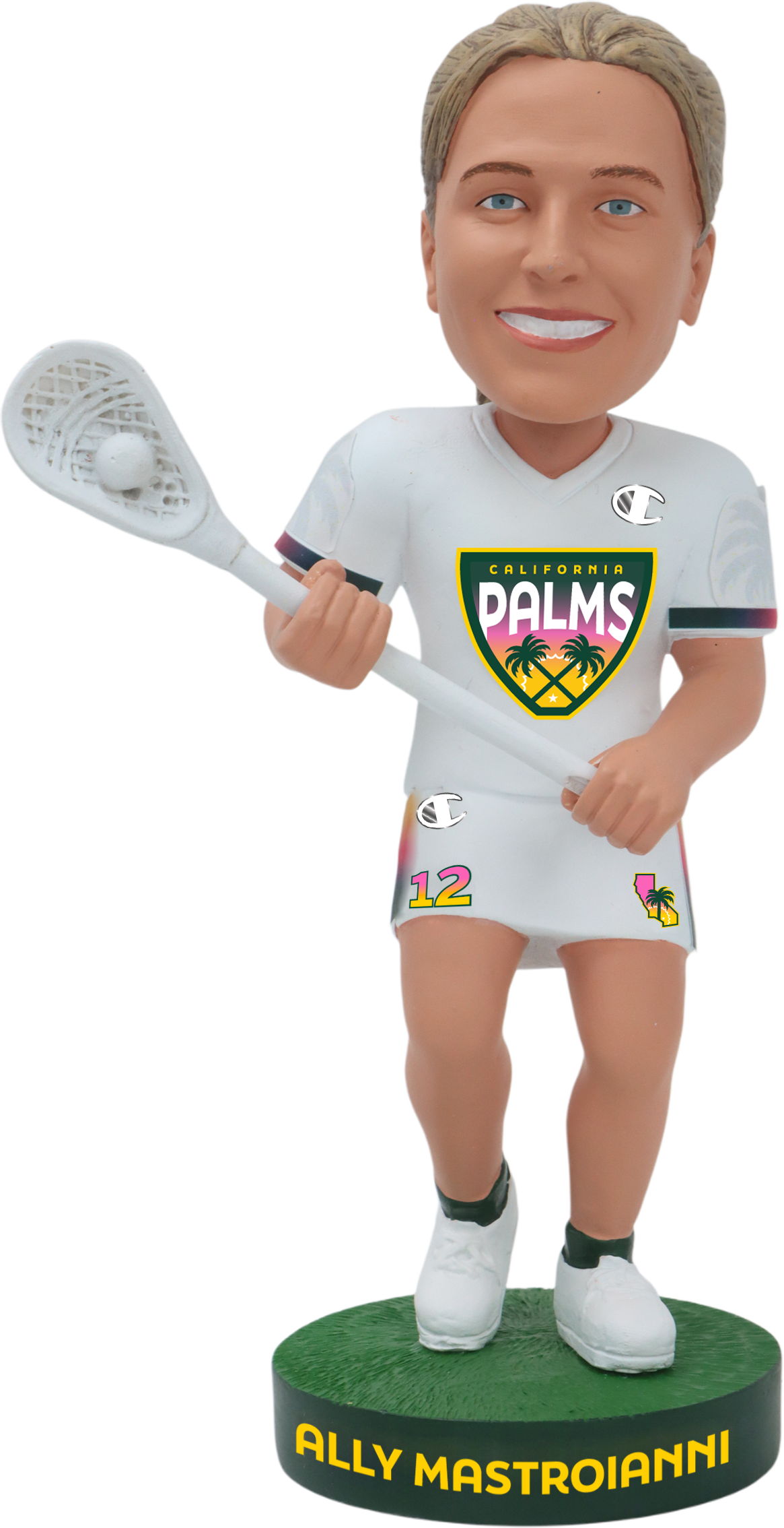 Ally Mastroianni California Palms Women's Lacrosse League Bobblehead WLL Lacrosse