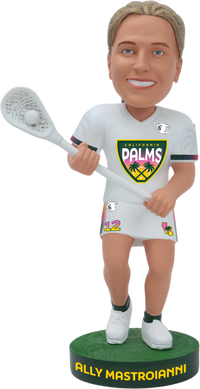 Thumbnail for Ally Mastroianni California Palms Women's Lacrosse League Bobblehead WLL Lacrosse