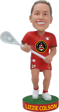 Thumbnail for Lizzie Colson Maryland Charm Women's Lacrosse League Bobblehead WLL Lacrosse
