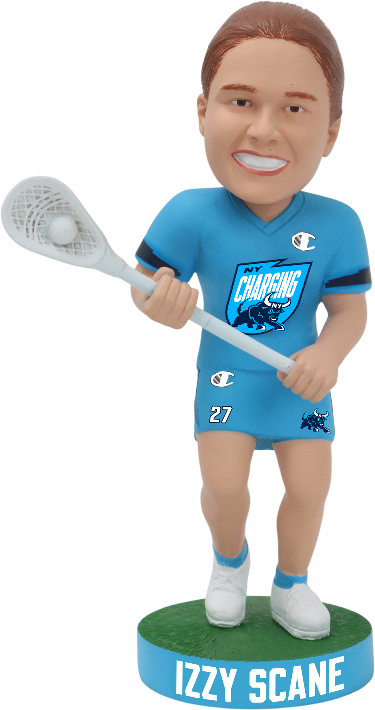 Izzy Scane New York Charging Women's Lacrosse League Bobblehead WLL Lacrosse