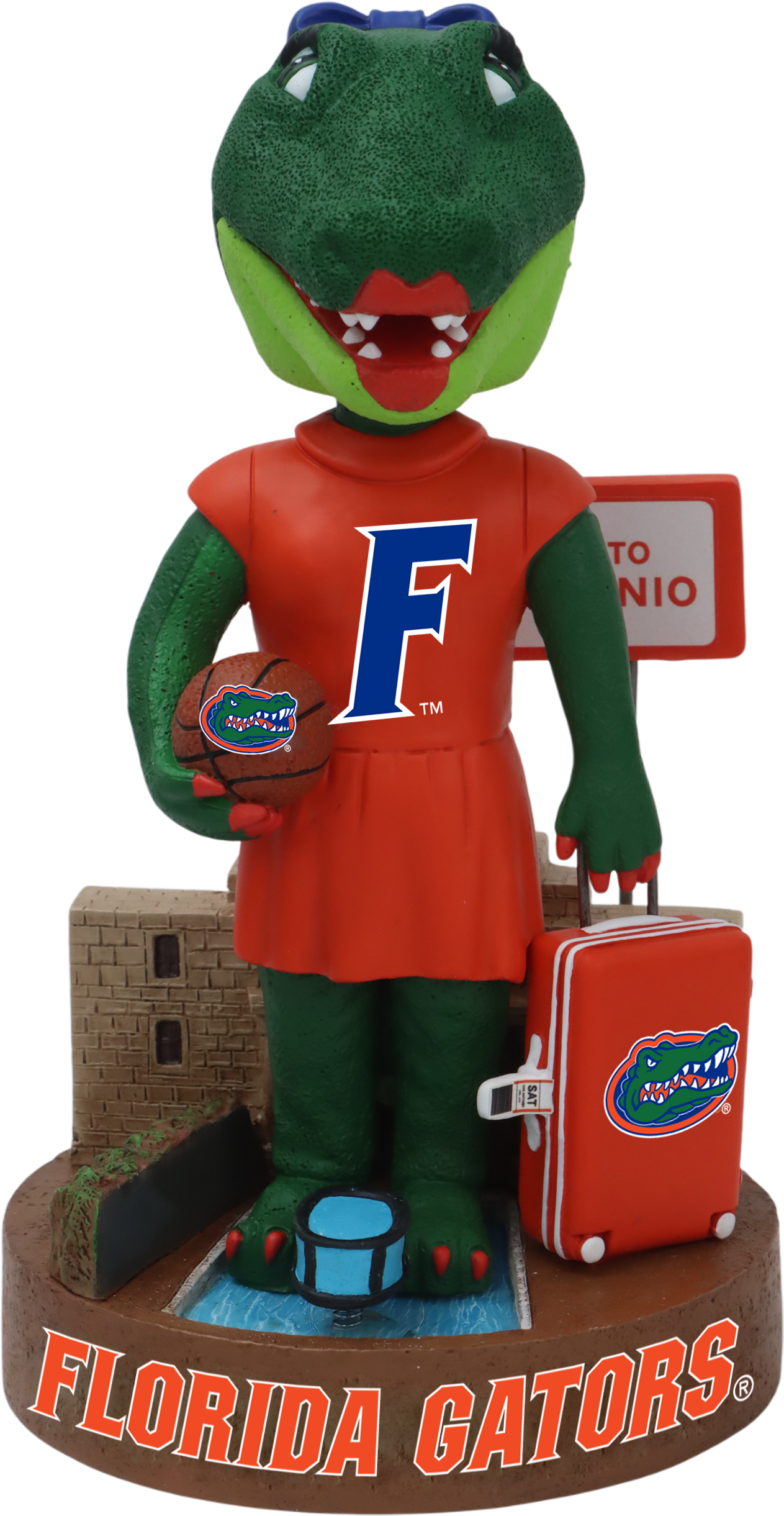 Alberta Florida Gators Welcome To San Antonio Bobblehead NCAA College