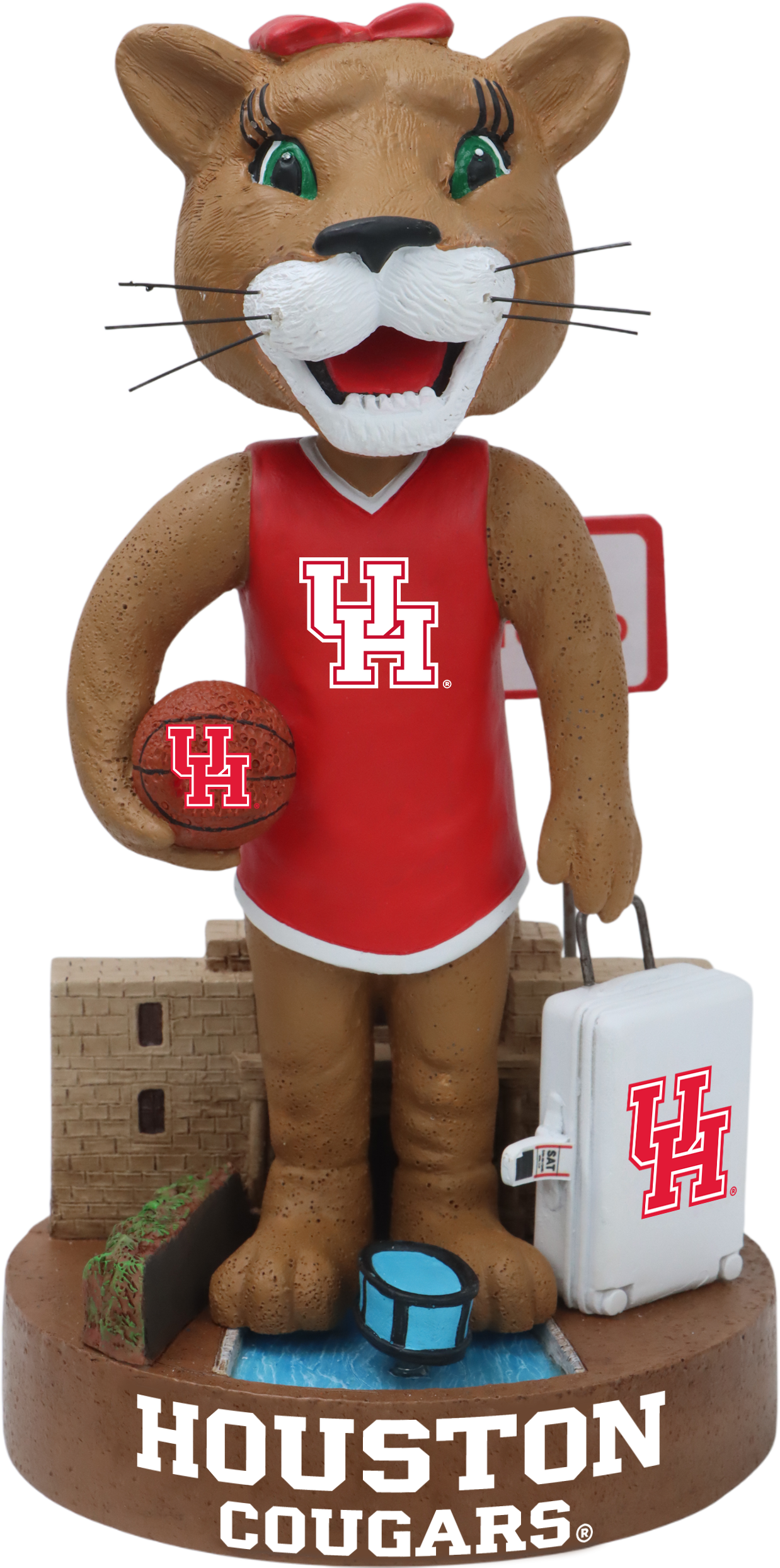Sasha Houston Cougars Welcome To San Antonio Bobblehead NCAA College