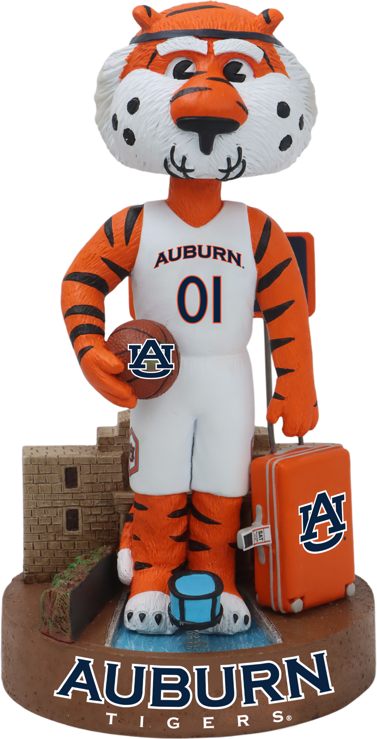 Aubie The Tiger Auburn Tigers Welcome To San Antonio Bobblehead NCAA College