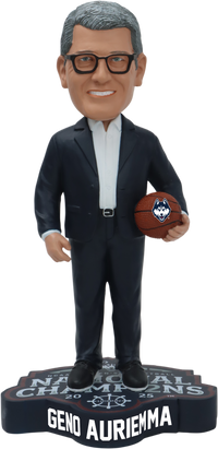 Thumbnail for Geno Auriemma UConn Huskies 2025 NCAA Women's Basketball National Champions Standing Bobblehead NCAA College