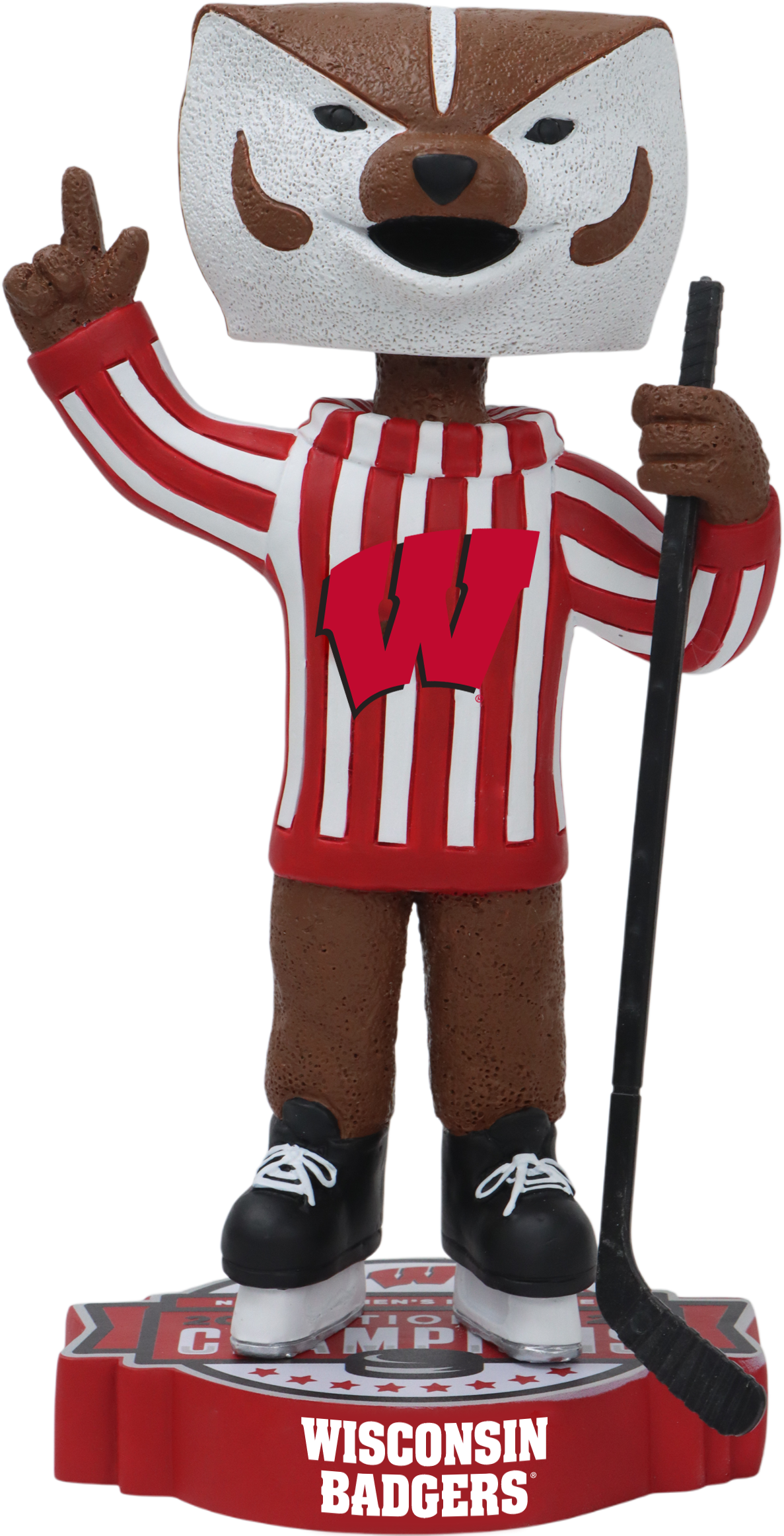 Wisconsin Badgers 2025 Women's Hockey National Champions Bobblehead College